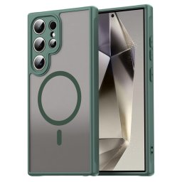 Husa Samsung Galaxy S24 Ultra Techsuit HaloFrost II MagSafe, verde