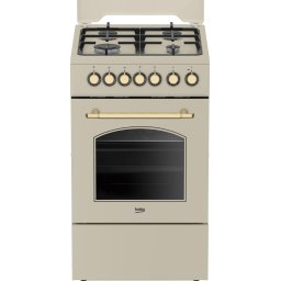 Aragaz Beko FSE52135DCRSN | Mixt, 4 Arzatoare, Cuptor Electric, Grill, 50x60x85cm
