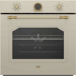 Cuptor Incorporabil Beko RBIM19200CD | 72L, Clasa A, 8 Programe, Retro Crem, 59.4x56.7x59.5cm