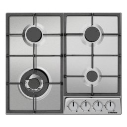 Plita pe Gaz Hansa BHGI6718311 | 60cm, WOK, Gratare Fonta, Inox