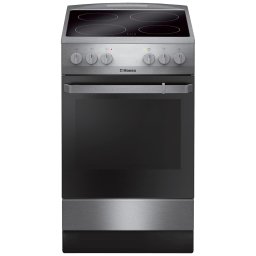 Aragaz Electric Hansa FCCX580009 | 50cm, 4 Zone, 8 Functii, Grill, 62L, Clasa A, 50x60x85cm