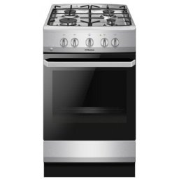 Aragaz Hansa FCGX5202092 | 50cm, 4 arzatoare, Grill, Aprindere electrica, 67L, Clasa A, 50x60x85cm