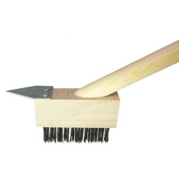 Perie pentru rosturi pavaj Strend Pro, 100×40×35 mm, cu coada din lemn 140 cm