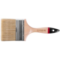 Pensula plata profesionala 4" Strend Pro Premium Master, maner din lemn