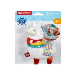 Jucarie zornaitoare Fisher-Price Lama multicolora pentru bebelusi 3 luni+