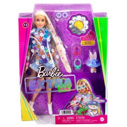 Papusa Barbie Extra Flower Power cu accesorii si iepuras