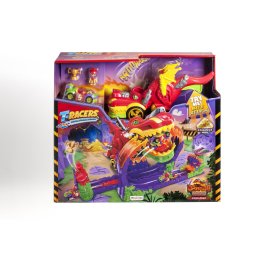 Set de joaca T-Racers Cursa Dragonului cu dragon si masinuta exclusiva