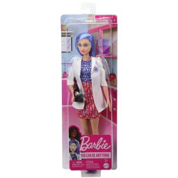 Papusa Barbie Om de Stiinta cu microscop si accesorii, 3+ ani