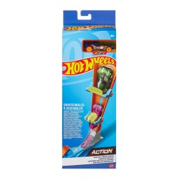 Set cascadorii Hot Wheels Action cu lansator vertical si masina