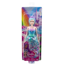Papusa Barbie Dreamtopia Printesa cu Par Albastru, tinuta regala