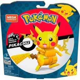Figurina de construit Pokemon Pikachu Mega Construx, 211 piese