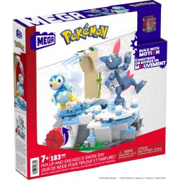Set constructie Pokémon MEGA Ziua cu zapada a lui Piplup si Sneasel