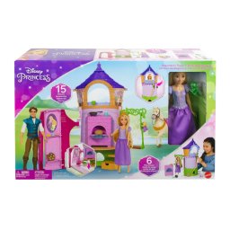 Set Disney Princess Turnul Printesei Rapunzel cu papusa si accesorii