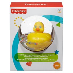 Minge transparenta cu ratusca plutitoare Fisher-Price pentru bebelusi