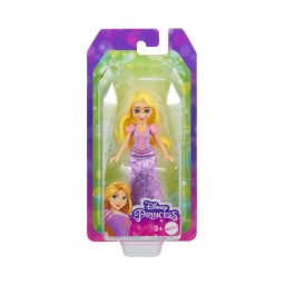 Papusa mini Rapunzel Disney Princess 9 cm, figurina articulata Mattel