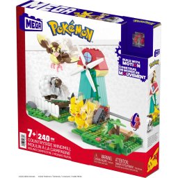 Set constructie Pokémon MEGA Moara de Vant de la Tara, 240 piese