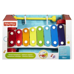Xilofon Fisher-Price pentru copii, multicolor, 8 note muzicale