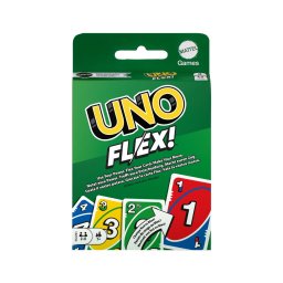 Joc de carti UNO Flex Mattel, multicolor, pentru 2-8 jucatori, 7+ ani