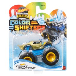 Hot Wheels Monster Truck Night Shifter Color Shifters, scara 1:64