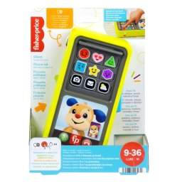 Telefon interactiv Fisher-Price Laugh & Learn 2 in 1, in limba romana