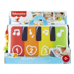 Pian moale pentru bebelusi Fisher-Price Kick & Play cu lumini si sunete