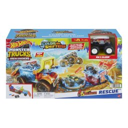 Hot Wheels Monster Trucks Arena Smashers Color Shifters 5-Alarm Rescue