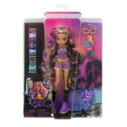 Papusa Monster High Clawdeen Wolf cu animalut si accesorii Mattel