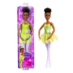 Papusa Disney Printesa Tiana Balerina, articulata, cu tinuta de dans