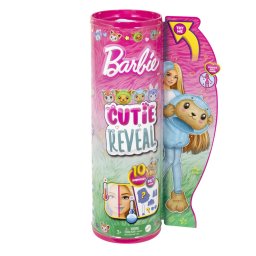 Papusa Barbie Cutie Reveal cu costum delfin-urs si 10 surprize