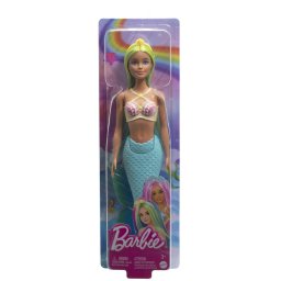 Papusa Barbie Dreamtopia Sirena cu corset galben si coada albastra