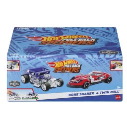 Set 2 masinute metalice Hot Wheels Pull Back Bone Shaker si Twin Mill 1:43