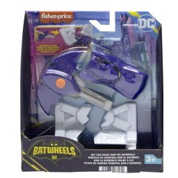 Masinuta Fisher-Price Batwheels albastra cu accesorii, scara 1:55