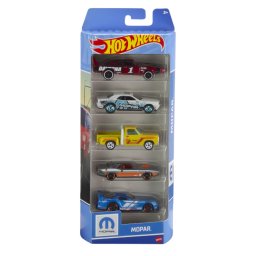 Set 5 masinute Hot Wheels Mopar Mattel, multicolor, 3+ ani