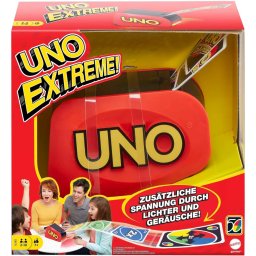 Joc de carti UNO Extreme cu lansator, lumini si sunete Mattel