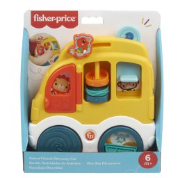 Jucarie de activitati Fisher-Price Animal Friends Masinuta, 6 luni+