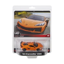 Masinuta metalica Hot Wheels Premium '23 Corvette Z06 Real Riders, 1:43