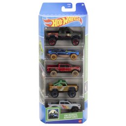 Set 5 masinute Hot Wheels HW Remote Adventures, multicolor, 3+ ani