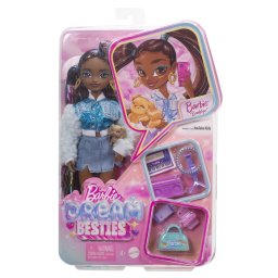 Papusa Barbie Dream Besties Brooklyn cu accesorii si tinuta detasabila