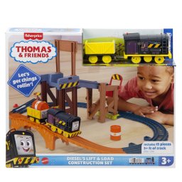Set de constructie Thomas & Friends cu Diesel pentru incarcare marfa