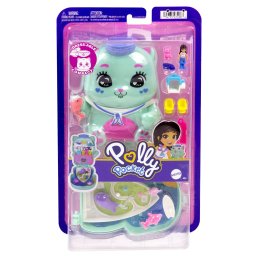 Polly Pocket gentuta pisicuta marinar cu accesorii, set de joaca portabil