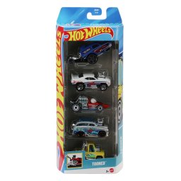 Set 5 masinute Hot Wheels Tooned, multicolor, pentru copii 3+
