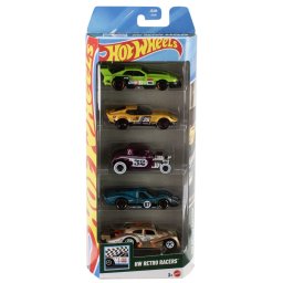 Set 5 masinute Hot Wheels HW Retro Racers pentru copii 3+