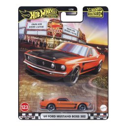 Masinuta metalica Hot Wheels Premium Boulevard Ford Mustang Boss 302 1969 1:64