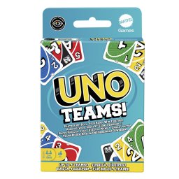 Joc de carti UNO Teams Mattel, joc în echipa pentru 7+ ani