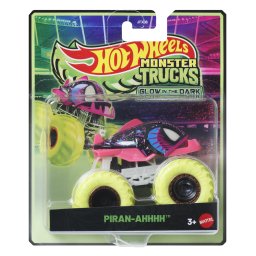Masinuta Hot Wheels Monster Truck Piran-Ahhhh Glow in the Dark 1:64