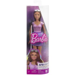 Papusa Barbie Fashionistas nevazatoare cu baston alb si accesorii