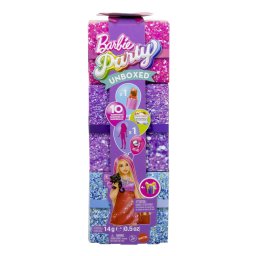 Papusa Barbie Party Unboxed Glam cu surprize si accesorii