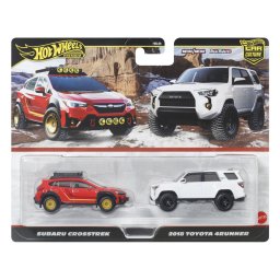 Set 2 masinute metalice Hot Wheels Premium Subaru si Toyota 1:64