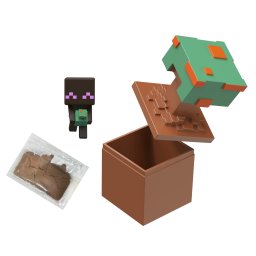 Set Minecraft Mini Mode pentru explorare miniera, verde, cu figurina
