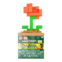 Set Minecraft Mini Mode Bloom Blocks cu nisip modelabil, Mattel